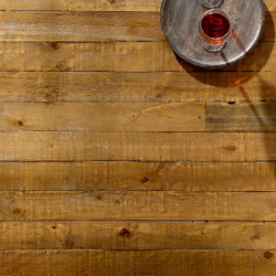Table à manger industrielle en pin THOR 200cm pieds X