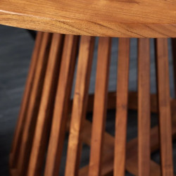 Table ronde acacia massif 140 cm JADE design
