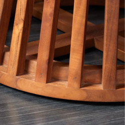 Table ronde acacia massif 140 cm JADE design