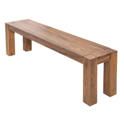 Banc palissandre MAKASSAR 140cm style colonial moderne