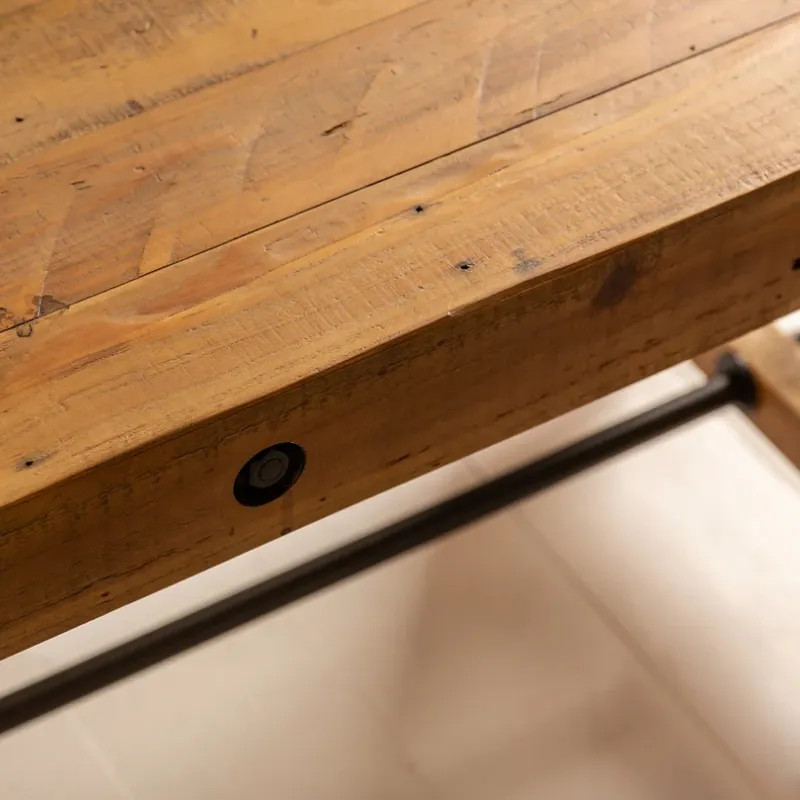 Banc vintage en bois de pin FINCA 165cm style campagne
