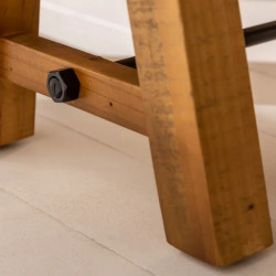Banc vintage en bois de pin FINCA 165cm style campagne