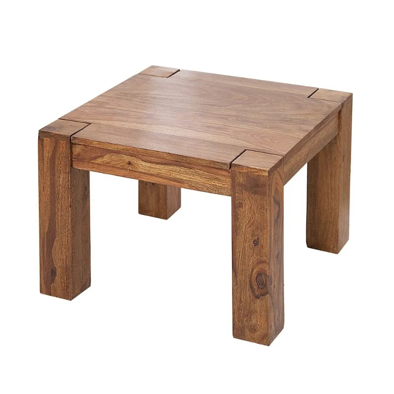 Table basse carrée en palissandre MAKASSAR 60cm