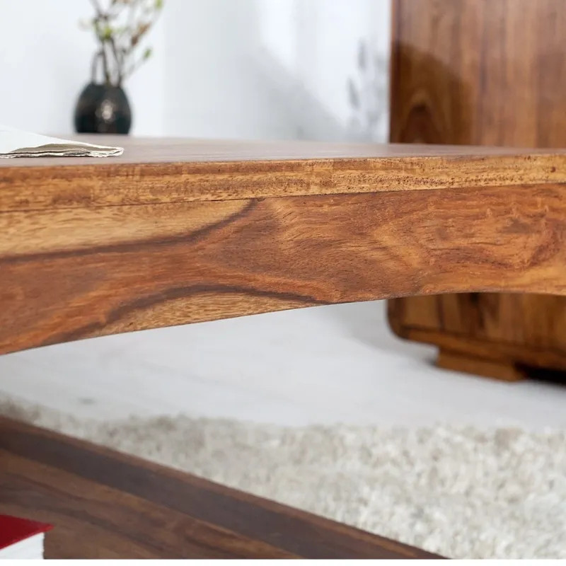 Table basse design en palissandre GOA 120cm