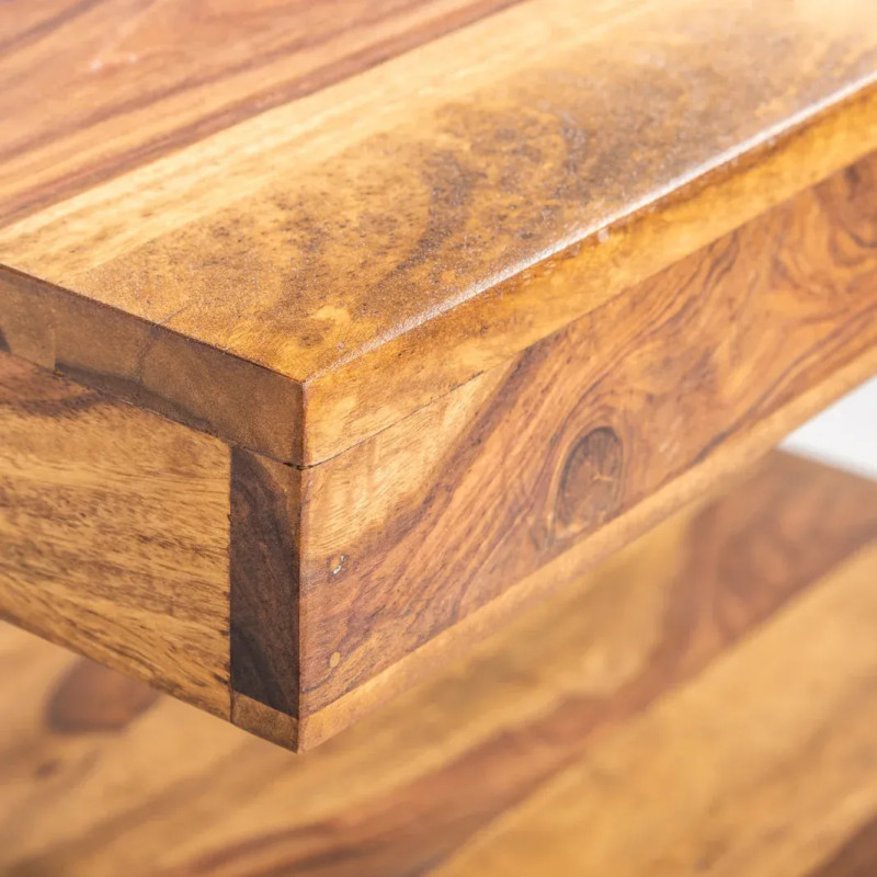 Table basse carrée palissandre GIANT 60cm