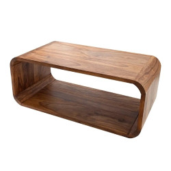 Table basse design en palissandre CUBUS 100cm