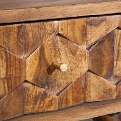 Table basse palissandre 1 tiroir MYSTIC LIVING 100cm