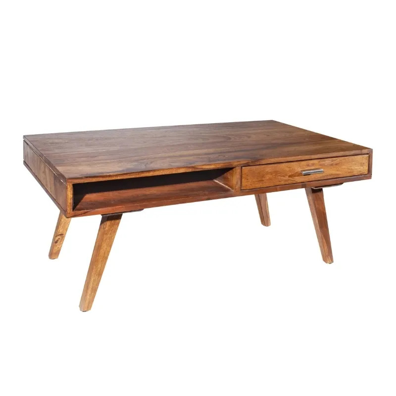 Table basse palissandre RETRO 100cm style scandinave