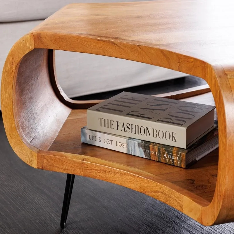 Table basse originale acacia massif ORGANIC LIVING 70cm