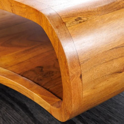 Table basse originale acacia massif ORGANIC LIVING 90cm