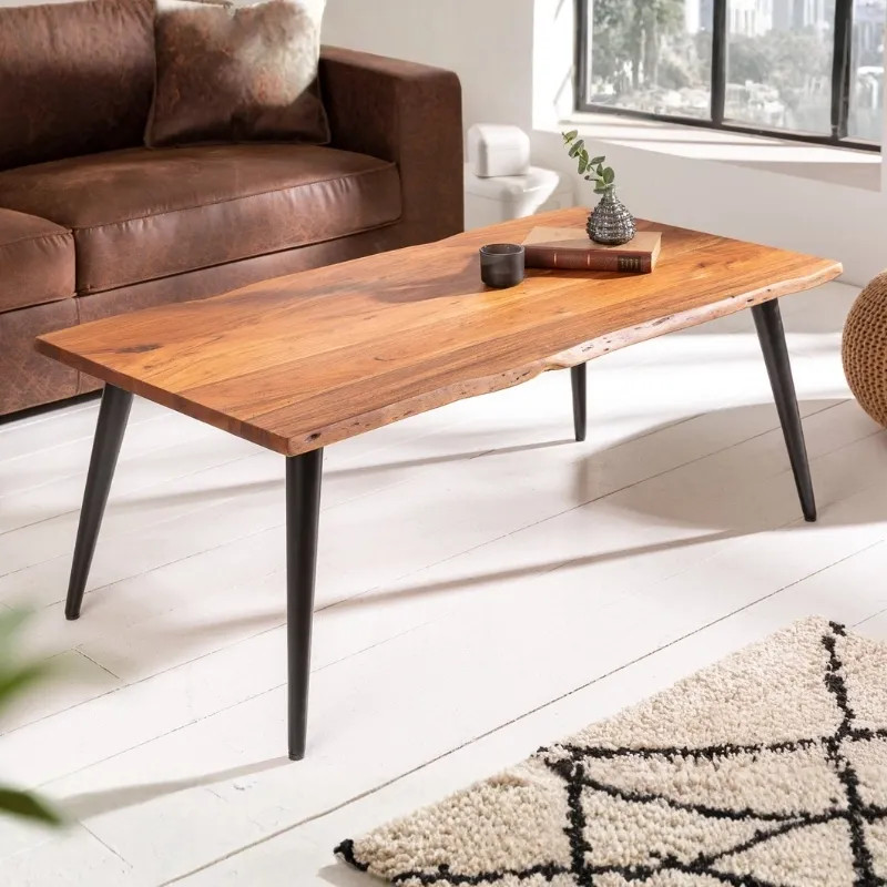 Table basse acacia massif ORGANIC LIVING 110cm