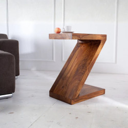 Bout de canapé design en palissandre Z 45cm