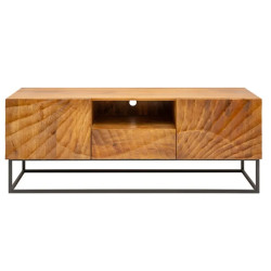 Meuble TV bois manguier et métal 160cm SCORPION