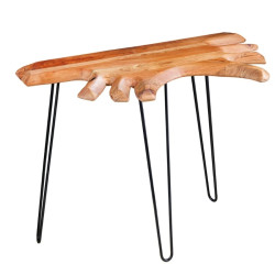 Console acacia massif live edge WILD 105cm naturel