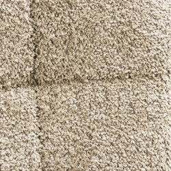 Fauteuil bouclé champagne grège avec accoudoirs SCANDINAVIA
