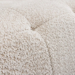 Canapé bouclé champagne beige 295 cm ROYAL XL