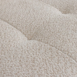 Canapé bouclé champagne beige 295 cm ROYAL XL
