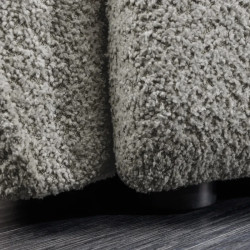 Canapé bouclé gris 295 cm ROYAL XL