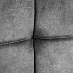 Lot de 2 tabourets de bar velours anthracite réglable en hauteur MODENA