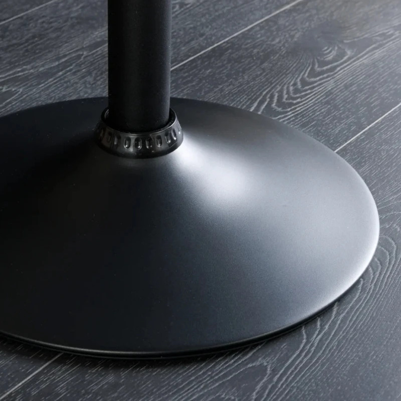 Lot de 2 tabourets de bar velours anthracite réglable en hauteur MODENA
