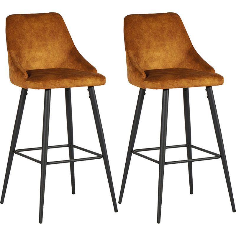 Lot 2 chaises de bar velours CASITA CHABARLOU3OCR