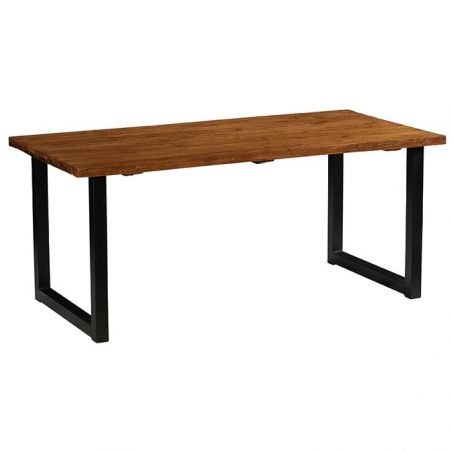 Table repas teck et métal 180cm Casita ILOTA 180cm