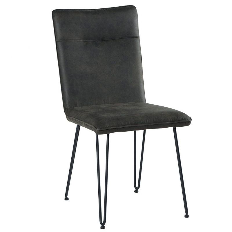 Lot de 2 chaises kerala gris CHA 210GRIFON