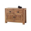 Buffet 2 portes chêne massif 120cm Lodge Casita