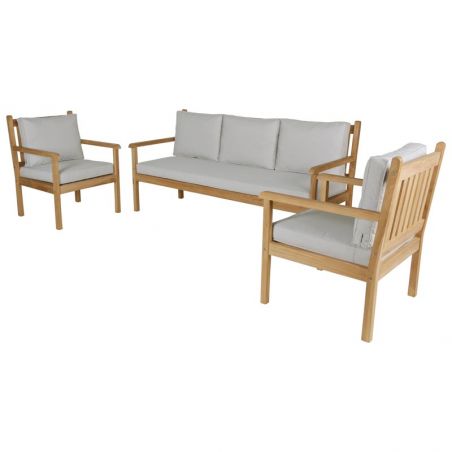 Salon extérieur teck GARDEN 5 places