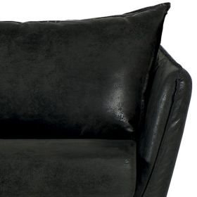 Fauteuil tissu gris 109cm Casita HASTING HASF1GOBGRI