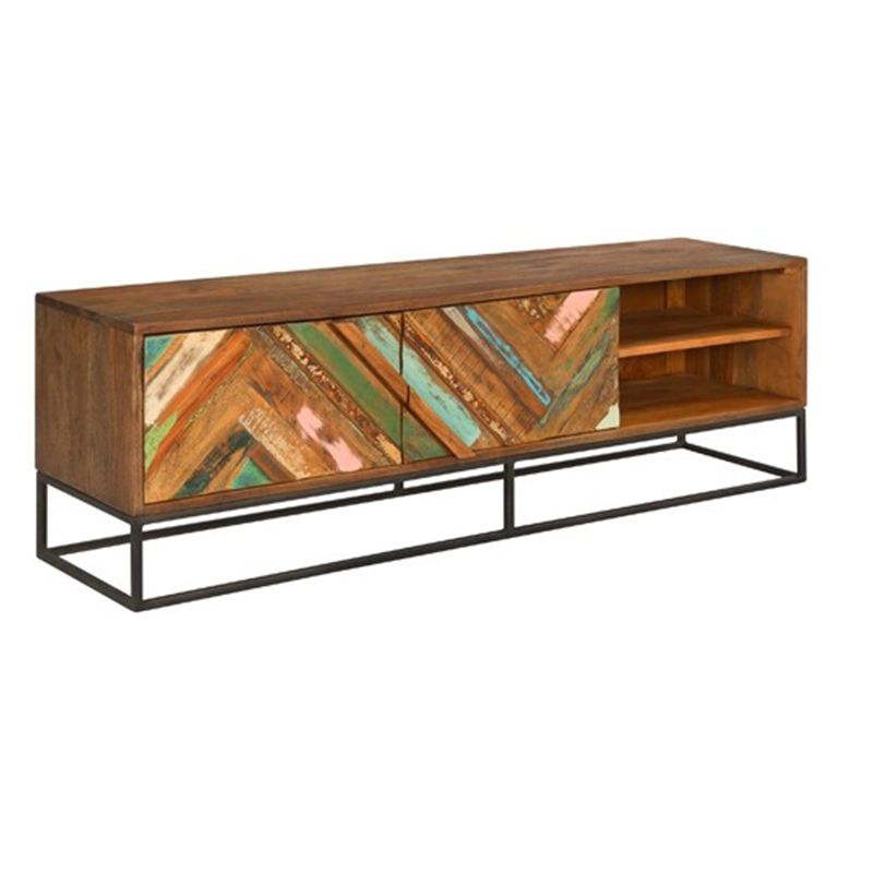 Meuble TV bois industriel 145cm RITA