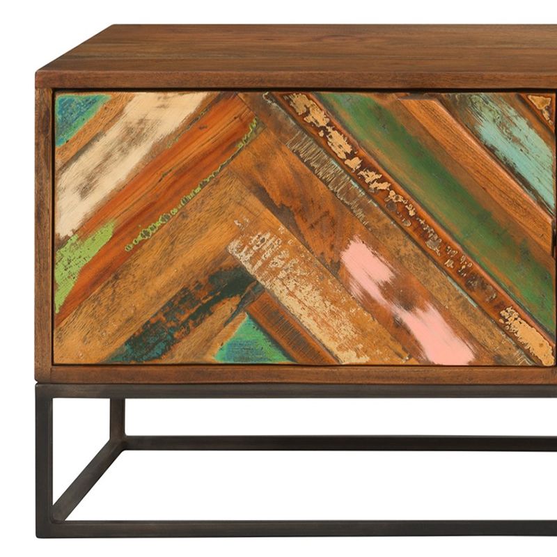 Meuble TV bois coloré 145cm RITA