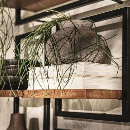 etagere bois fixation invisible Shelfmate 65cm