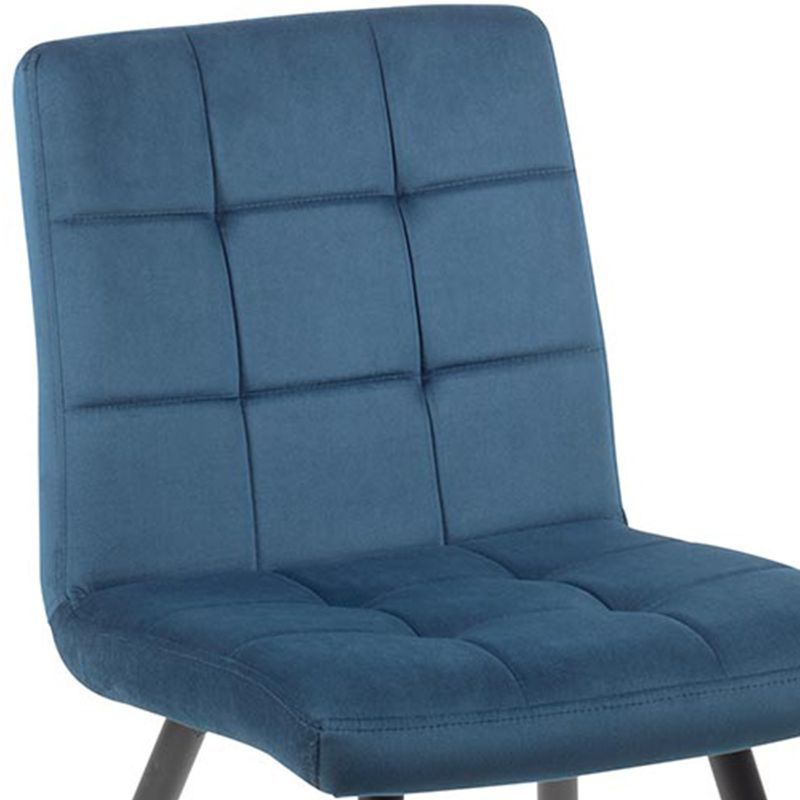 Lot 2 chaises velours bleu Casita CHAFRABLEU
