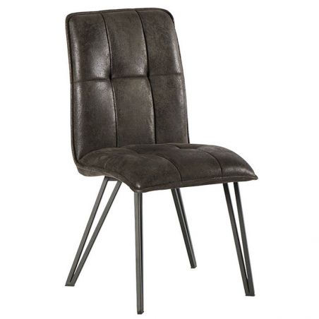 Lot 4 chaises microfibres confort Casita CHAVENMICGRI