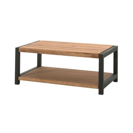 Table basse chêne et métal 110cm Catane Casita CATATABA 110