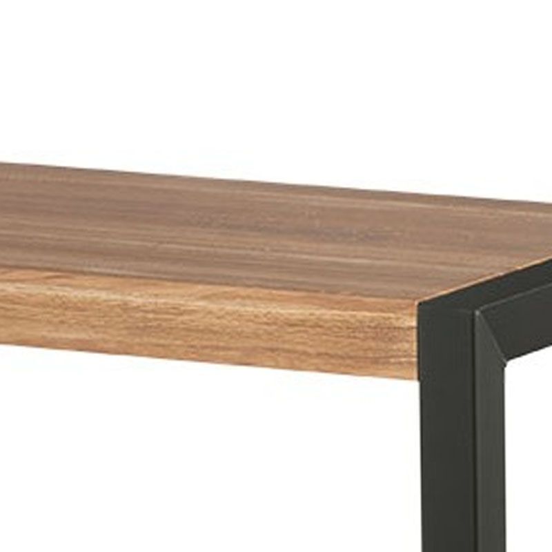 Mange-debout loft chêne et métal 120cm Catane Casita CATATAMD 120