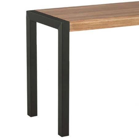 Mange-debout industriel chêne et métal 150cm Catane Casita CATATAMD 150