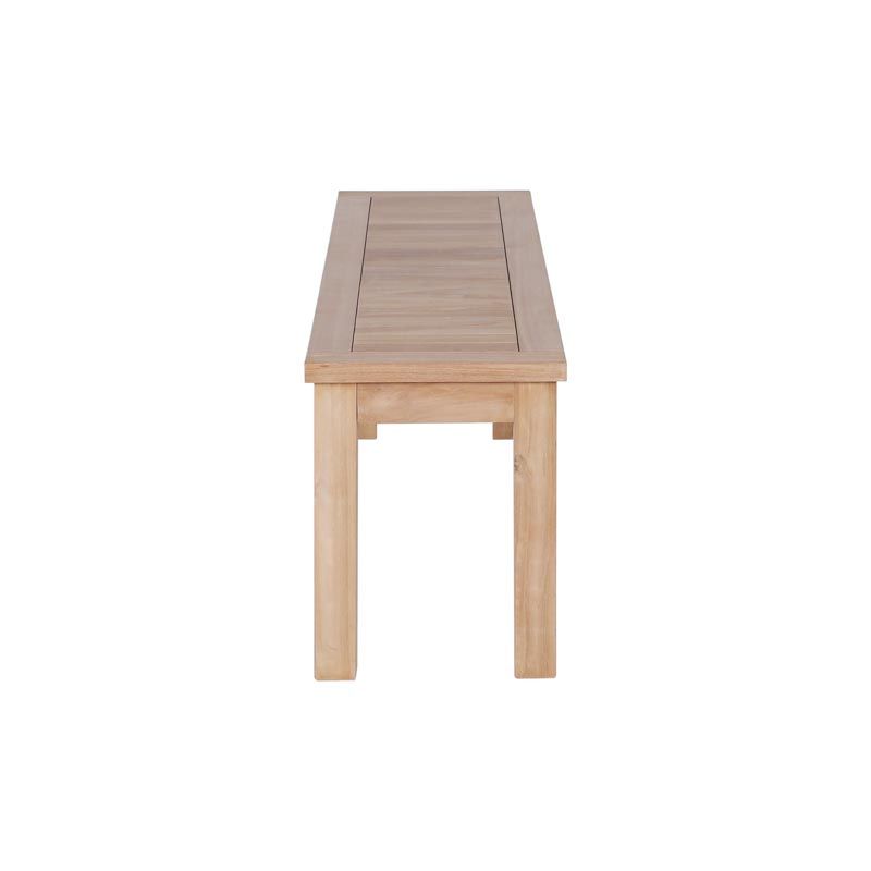 Banc en teck jardin 130cm GARDEN