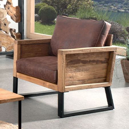 Fauteuil teck montagne Dunmore Casita DUNCOUF1GOBHAV