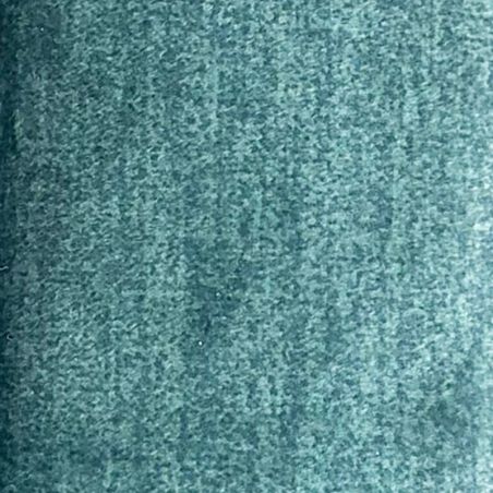 tissu velours bleu pieds métal 109cm Casita HASTING