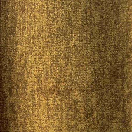 tissu velours jaune ocre pieds métal 109cm Casita HASTING