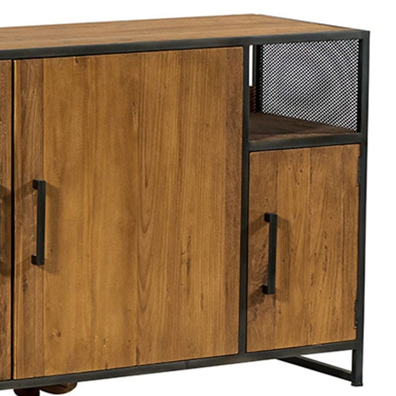 Buffet teck industriel 150cm Casita ATHEBAH 150