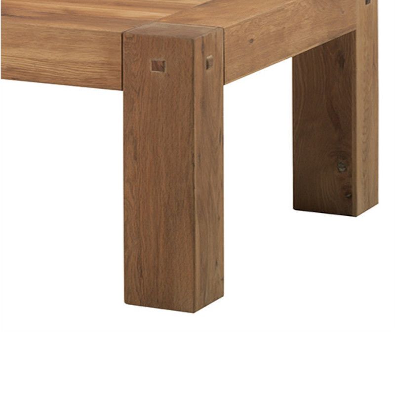 Table basse chêne massif 120cm Lodge Casita LODTAB2