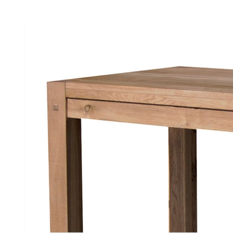 Mange-debout chêne massif 120cm Lodge Casita LODTABHT120
