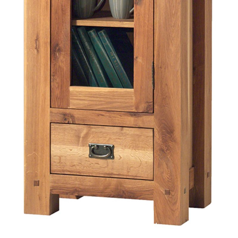 Vitrine chêne massif 59cm Lodge Casita LODVIT1