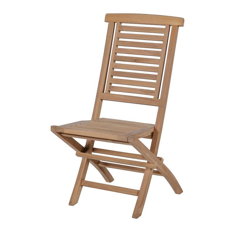 Ensemble table et chaise de jardin teck massif 80 x 80 cm 2 chaises GARDEN