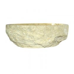 Vasque marbre beige BAIN 40 à 59 cm