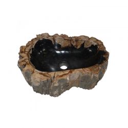 Vasque lave-mains bois fossilisé BAIN 30 à 39 cm