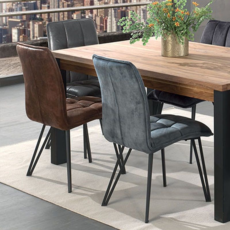 Lot 4 chaises microfibres havane confort Casita CHAVENMICHAV